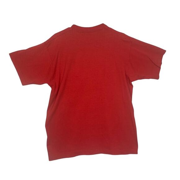Vintage 90s mens XL Screen Stars Best red single stitch t shirt tee native india - Picture 8 of 8